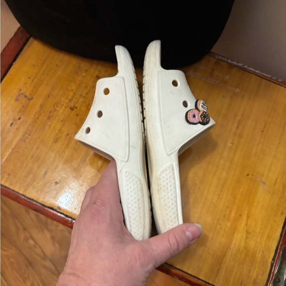 Crocs Unisex Mens and Womens Classic Slide Sandals Fresco/White 2/4 - Picture 4 of 6